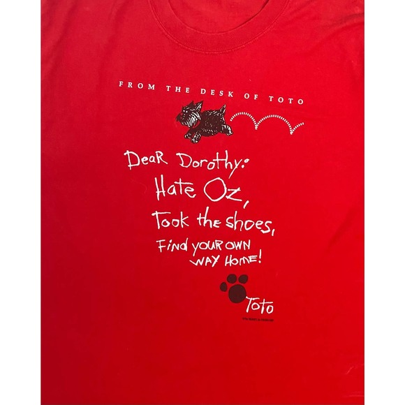 "From The Desk Of Toto" Tee (M/L) - 2000s - Picture 2 of 2